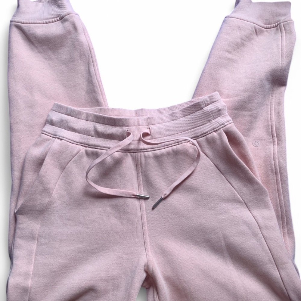 lululemon high rise pink scuba joggers
